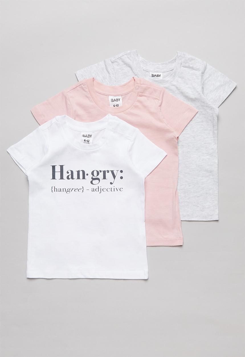 Cotton On - 3 Pack Jamie short sleeve tee - multi