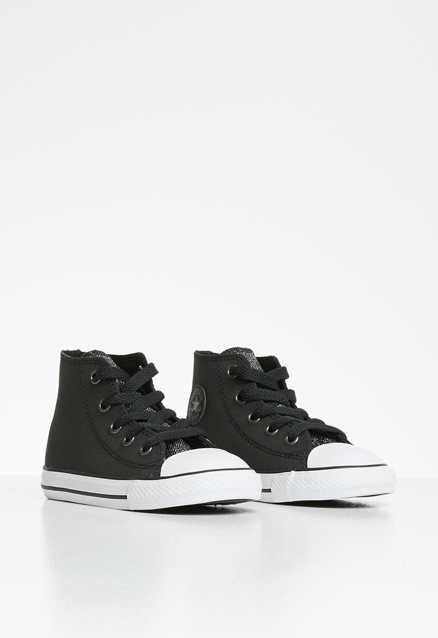 Converse - Ctas graphite & glitter hi i - black & white