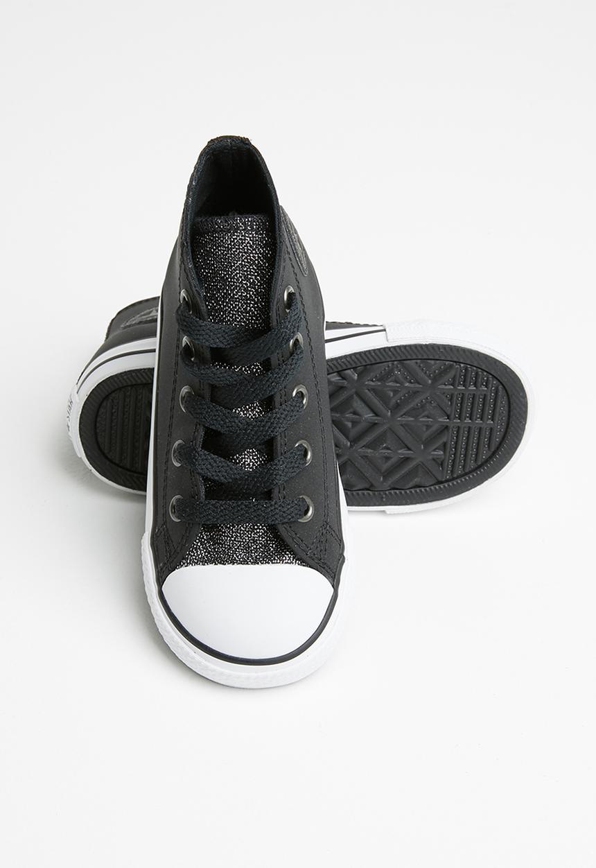 Converse - Ctas graphite & glitter hi i - black & white