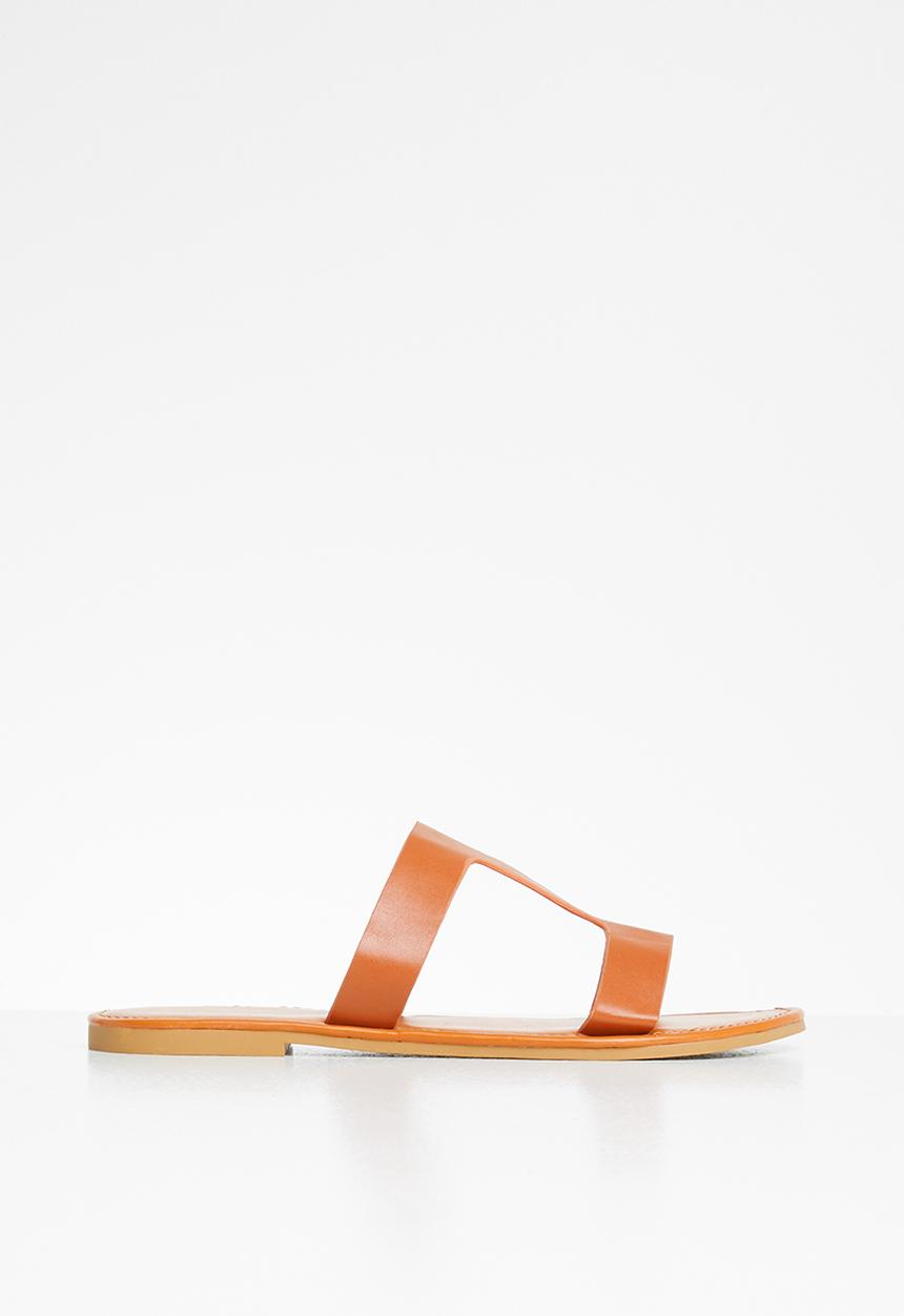 Rebel Republic - Girls slip on sandal - tan