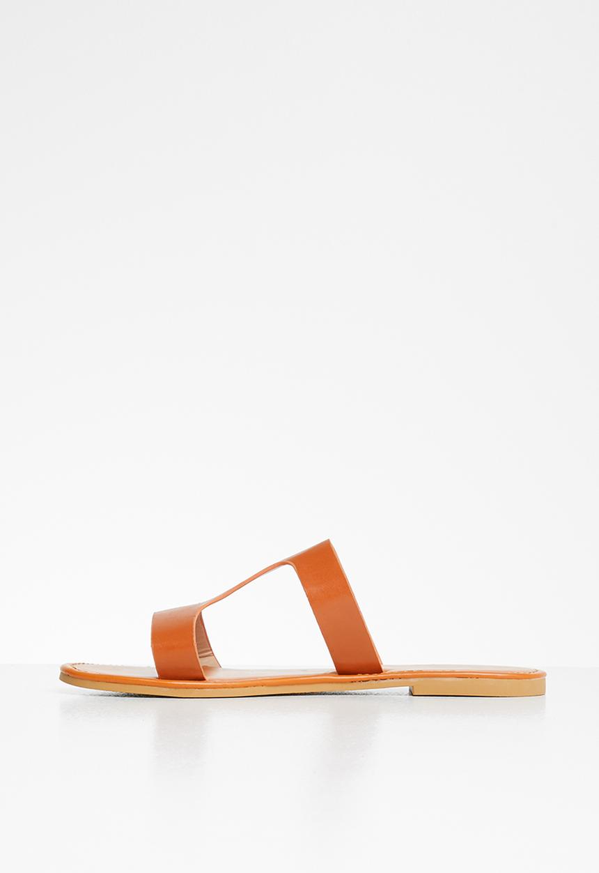Rebel Republic - Girls slip on sandal - tan