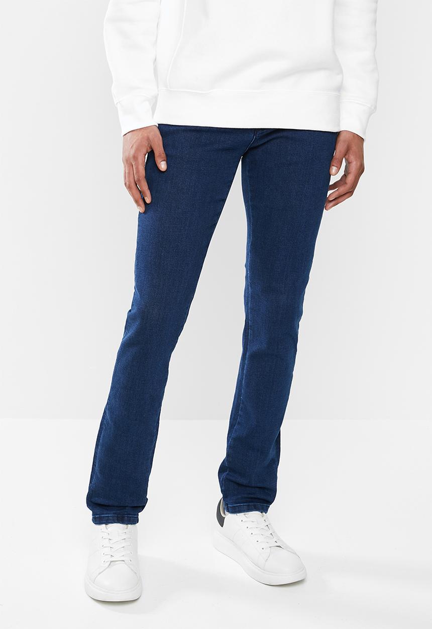 Jonathan D - Slim fit denim jeans with side entry pockets - dark indigo