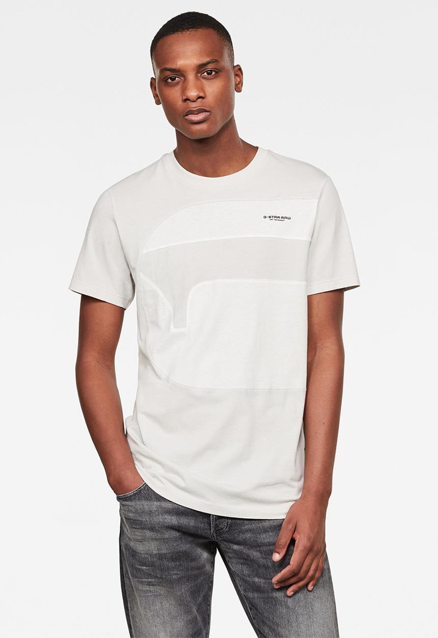 G-STAR - One cut and sewn GR short sleeve tee - cool grey