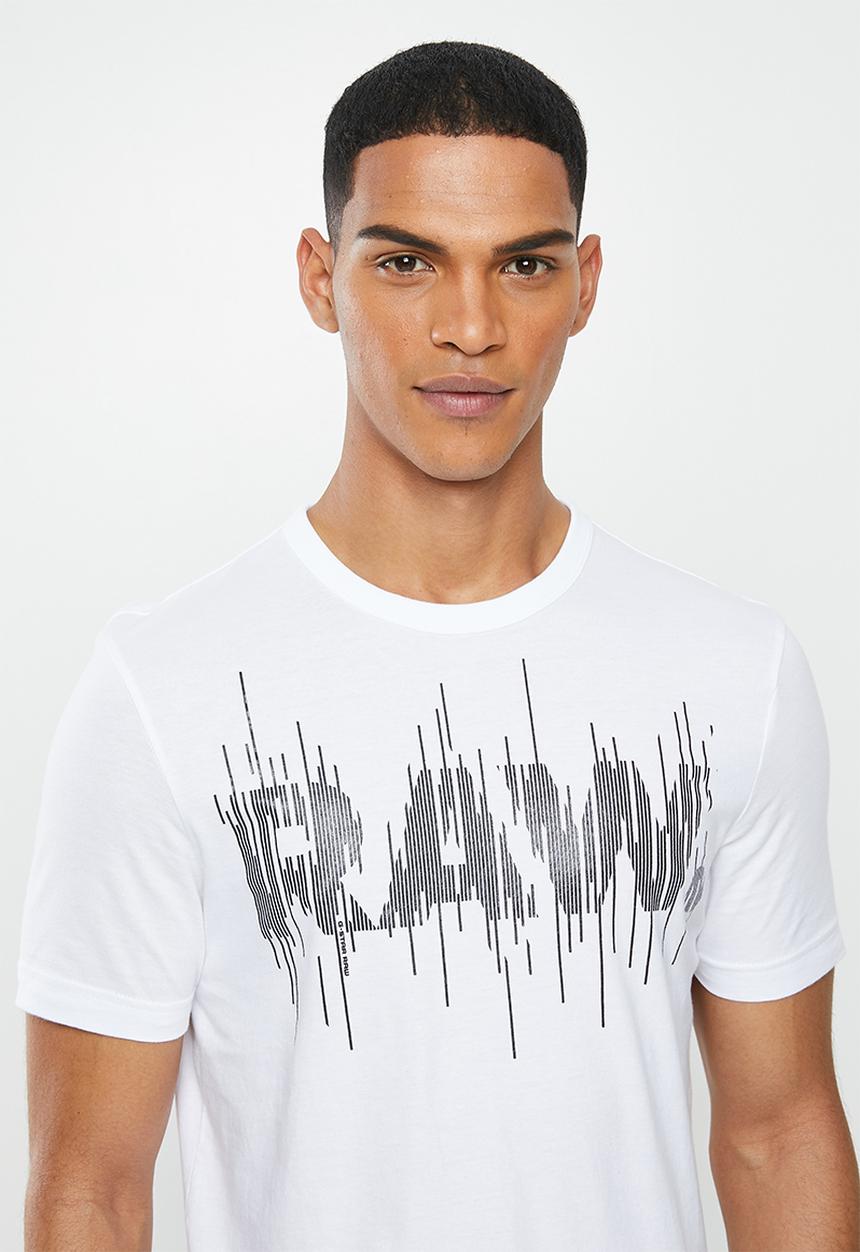 G-STAR - Graphic 23 slim r short sleeve tee - white