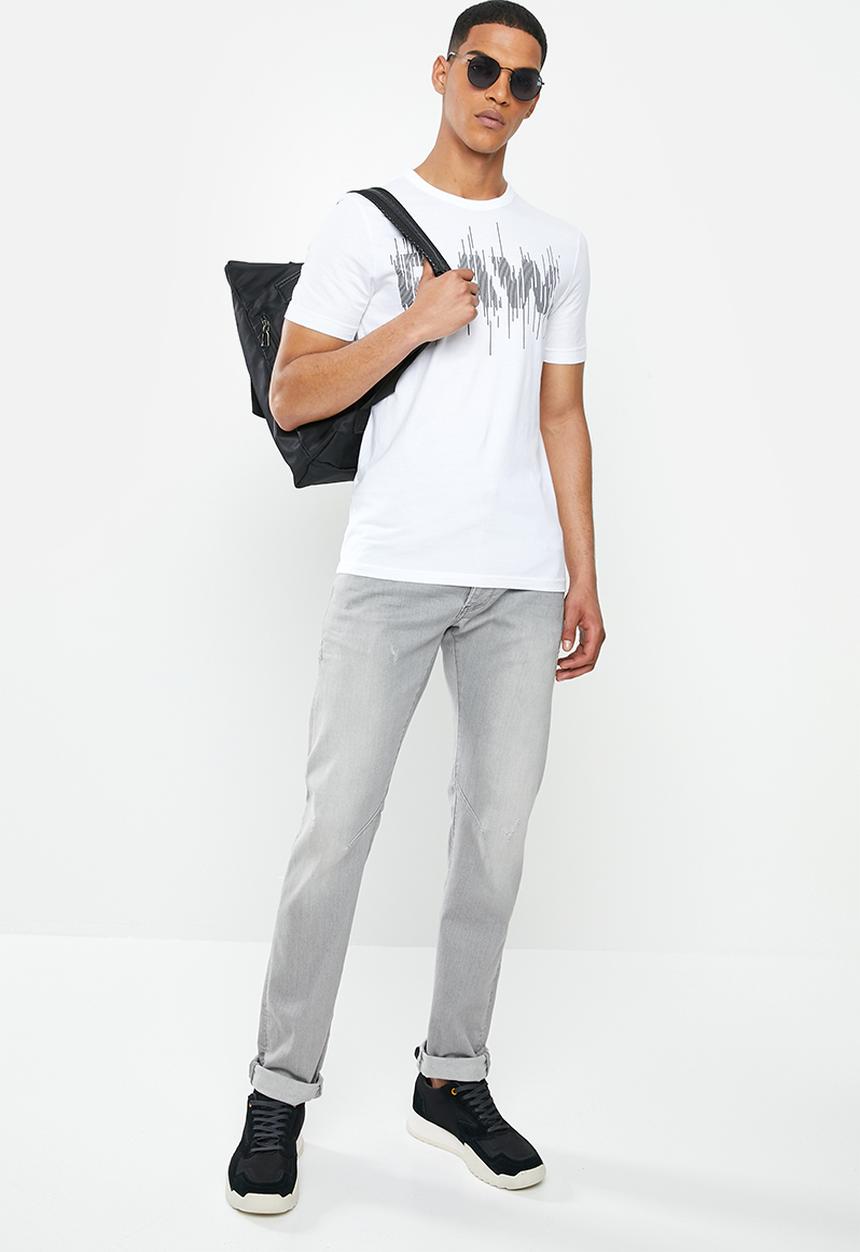 G-STAR - Graphic 23 slim r short sleeve tee - white