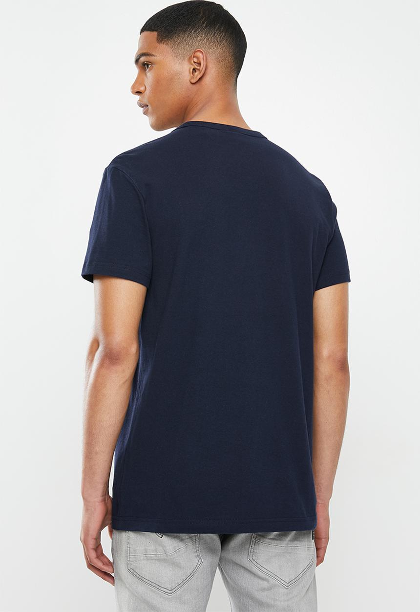 G-STAR - Graphic 24 straight r short sleeve tee - blue