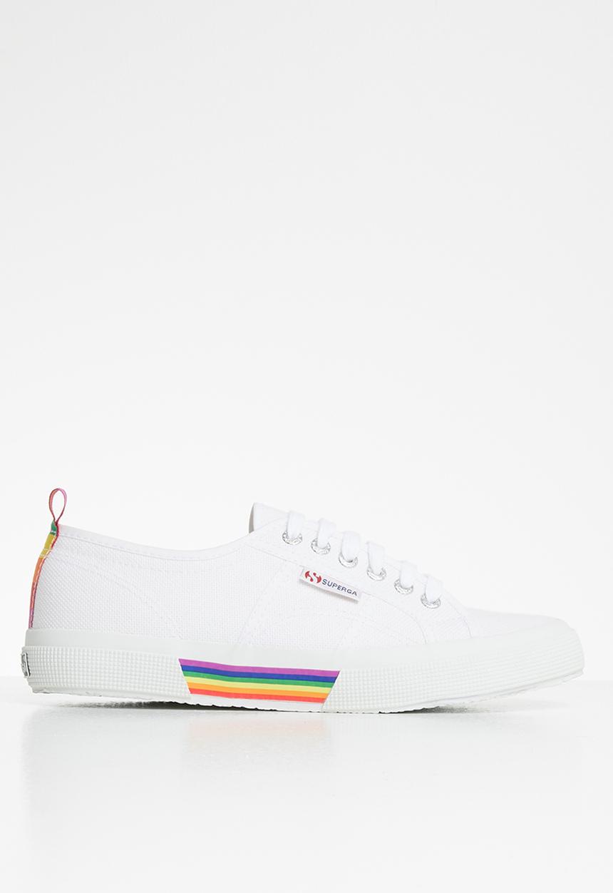 SUPERGA - 2750 Pride back strap - white multi