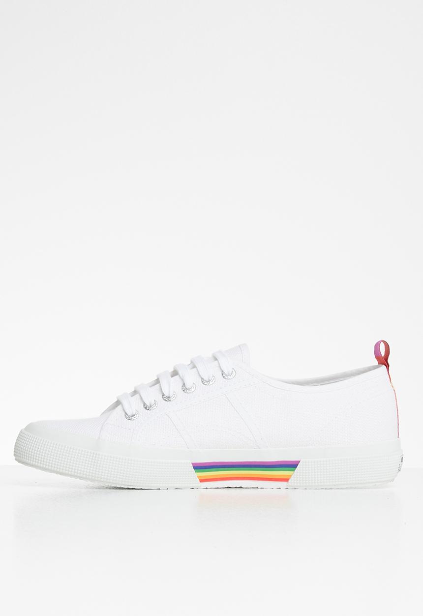 SUPERGA - 2750 Pride back strap - white multi