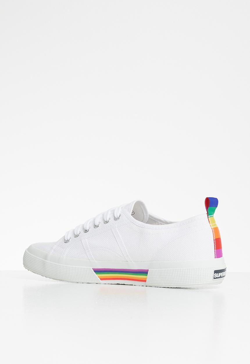 SUPERGA - 2750 Pride back strap - white multi