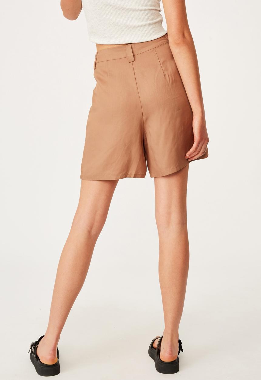 Cotton On - Long bermuda short - heritage brown