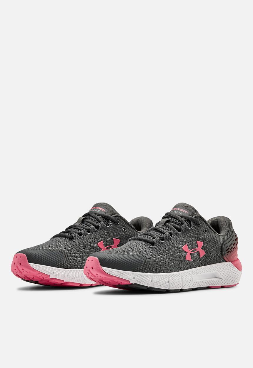 Under Armour - Ua w charged rogue 2 - pitch grey / white / slate purple