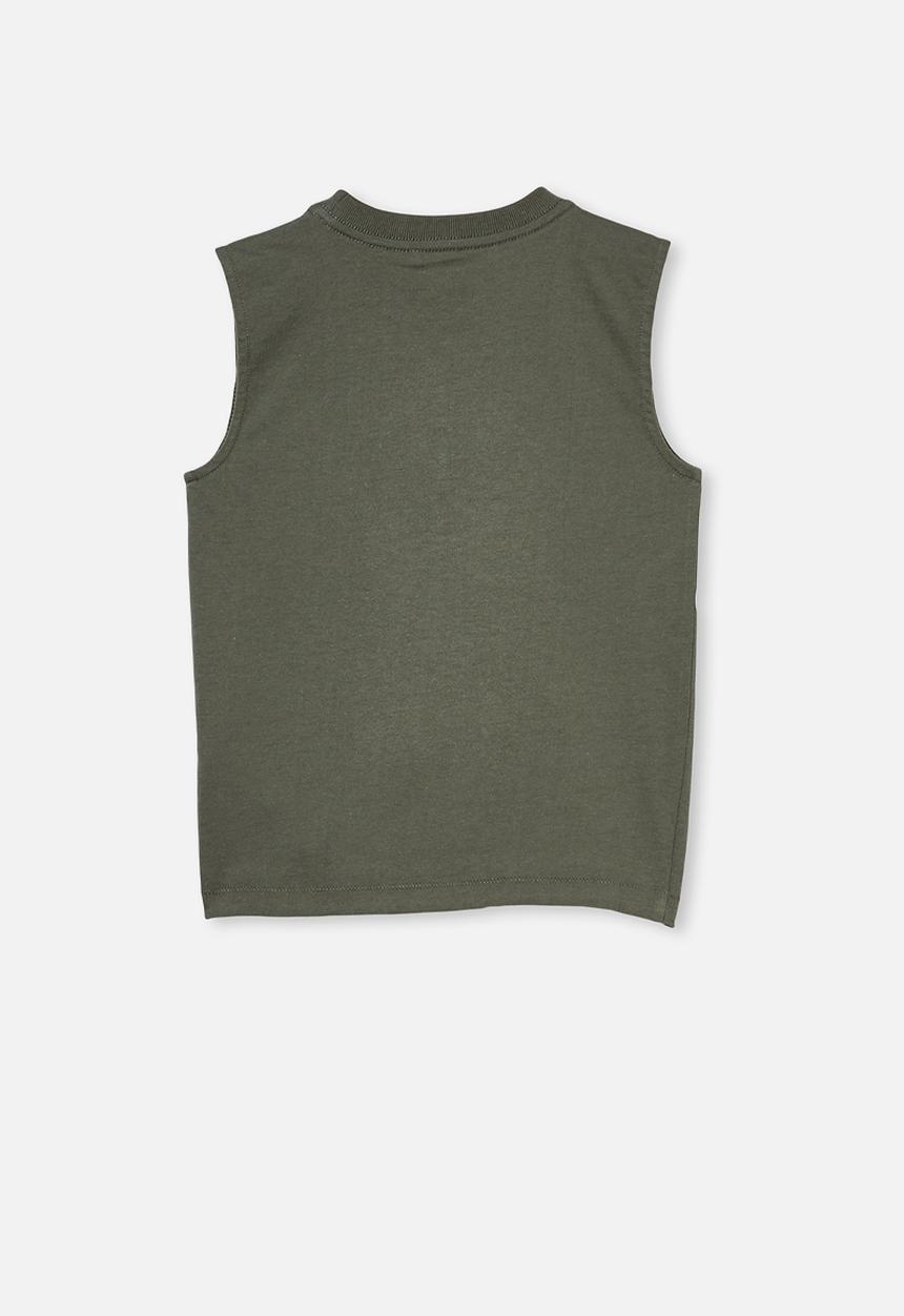 Cotton On - Otis muscle tank - green