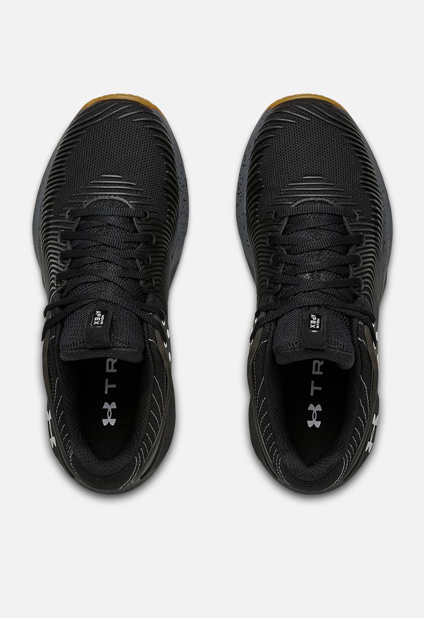 Under Armour - Ua hovr apex 2 - black / pitch gray / halo gray