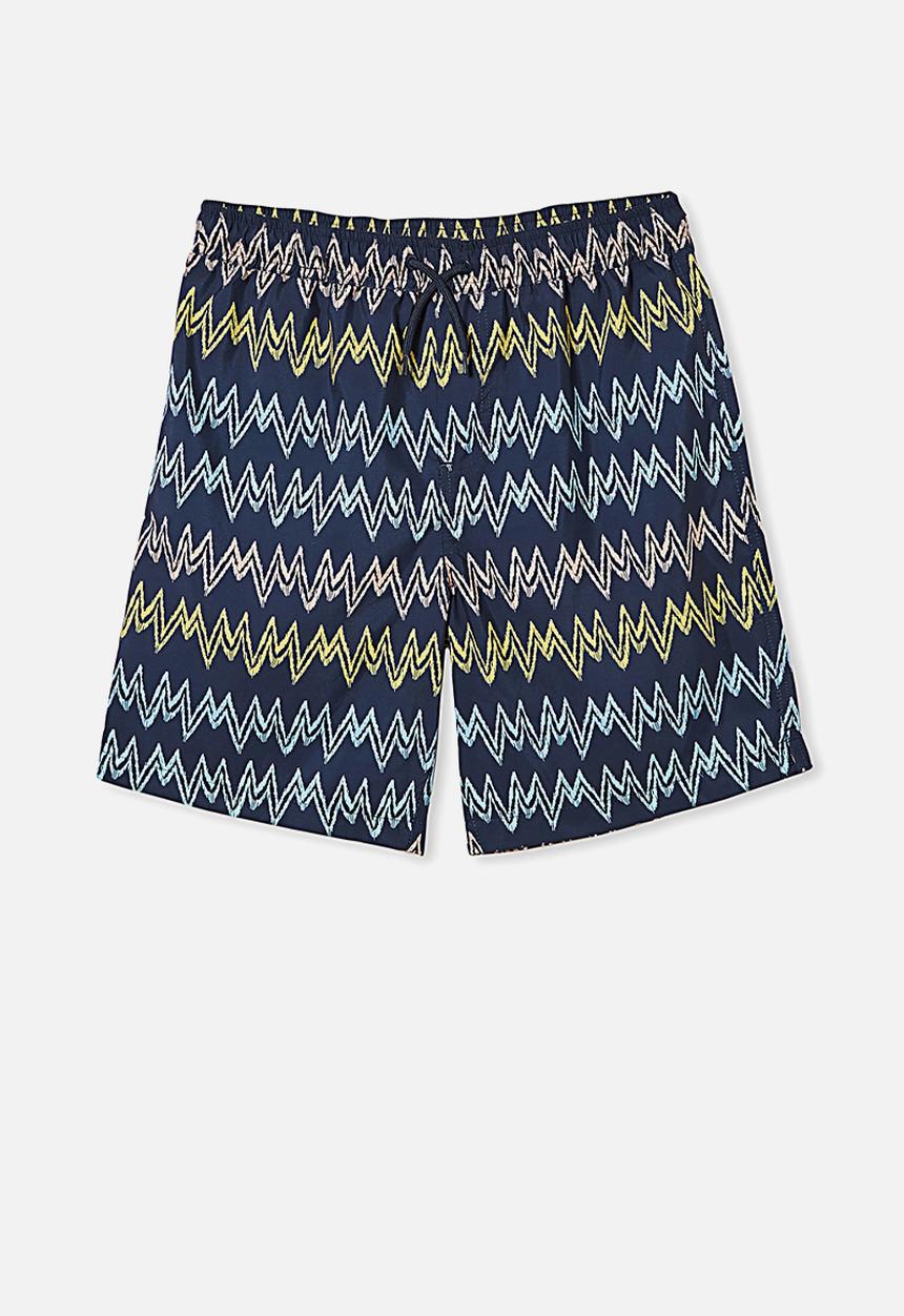 Free by Cotton On - Boys bailey boardshort - navy 