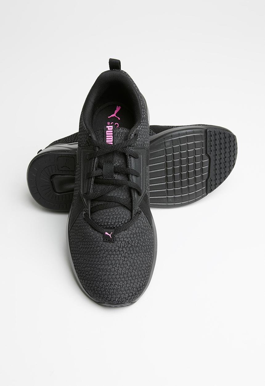PUMA - Chroma knit wn's - puma black / asphalt /luminous pink