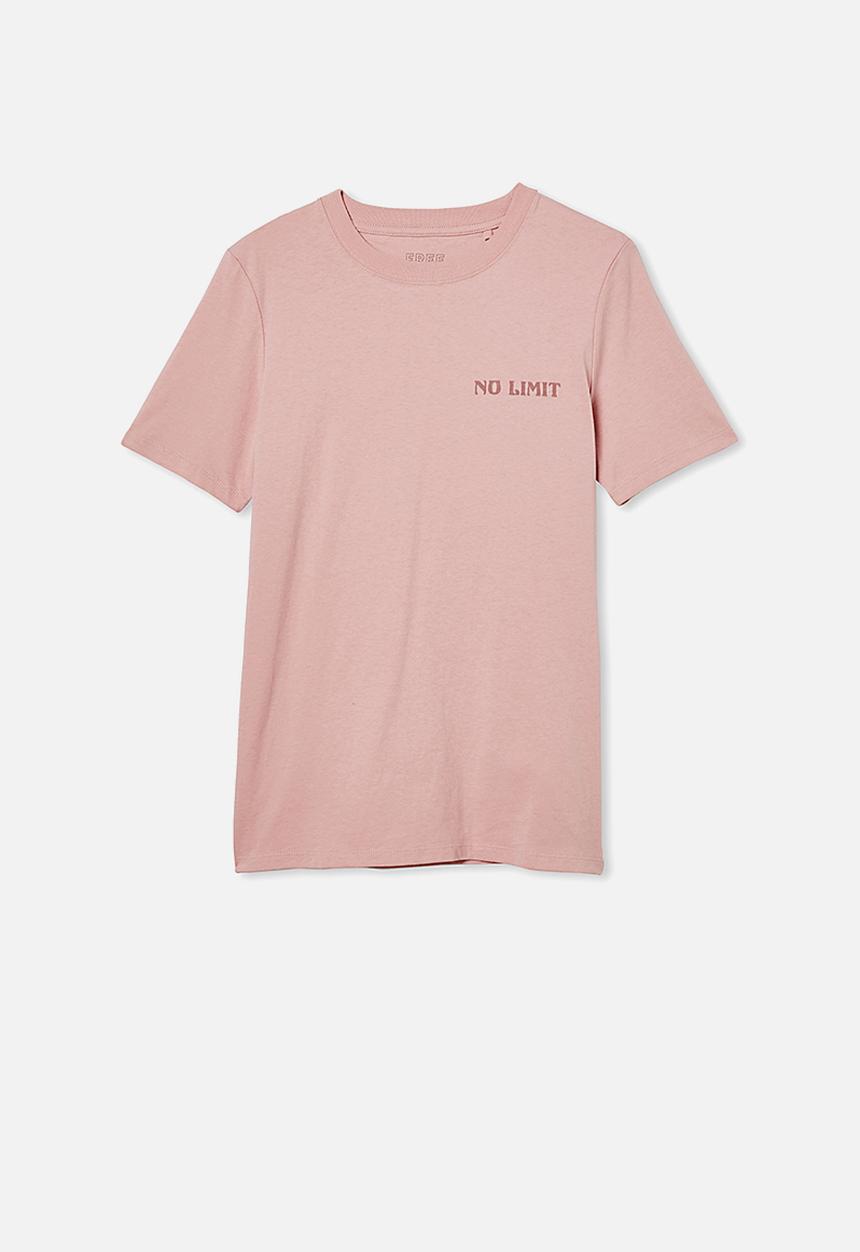 Free by Cotton On - Free boys skater short sleeve tee - pink 