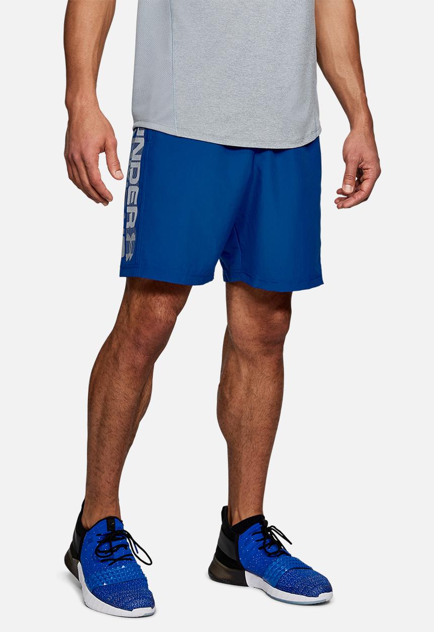 Under Armour - Ua woven wordmark shorts - blue