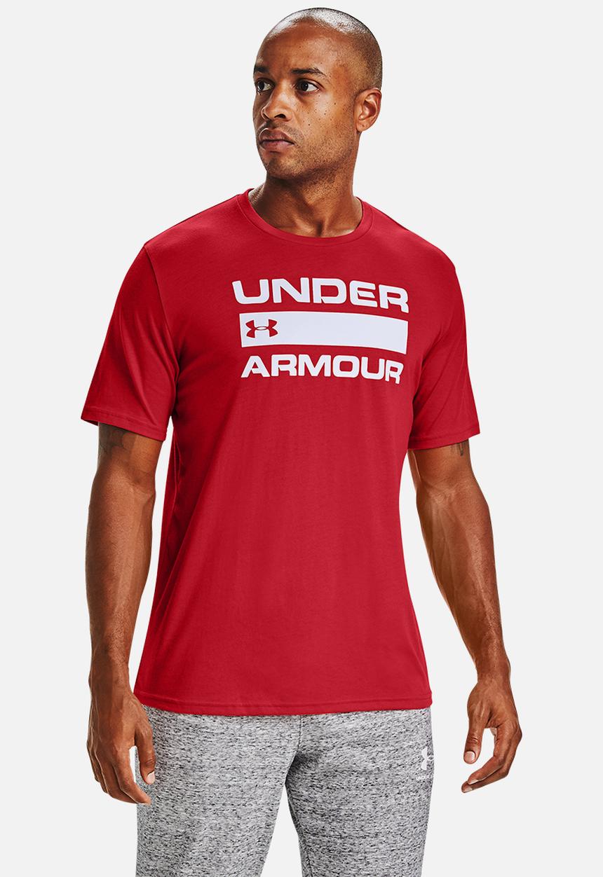 Under Armour - Ua team issue wordmark short sleeve T-shirt - red