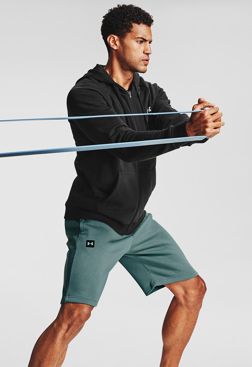 Under Armour - Ua rival fleece shorts - green