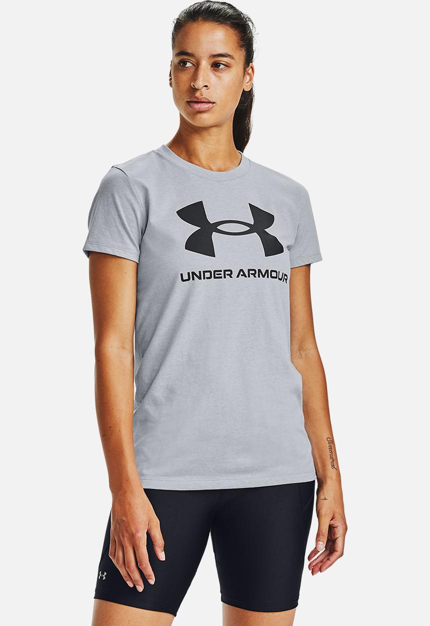Under Armour - Live sportstyle graphic short sleeve tee - light grey