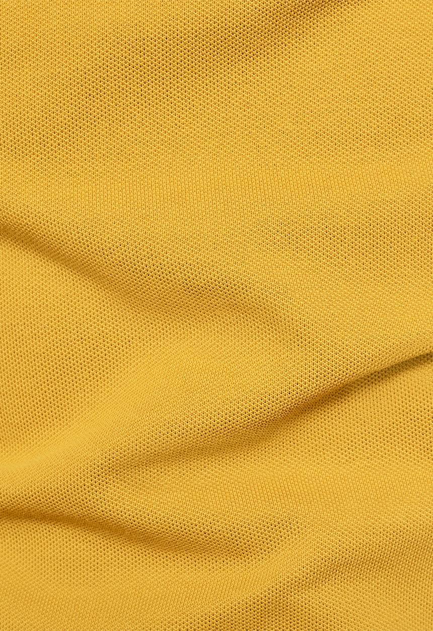 G-STAR - Dunda slim stripe short sleeve polo - yellow sulphur