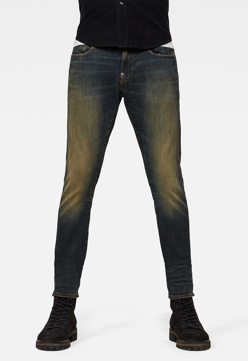 G-STAR - Revend skinny-heavy elto pure superstretch jeans - antic blight green