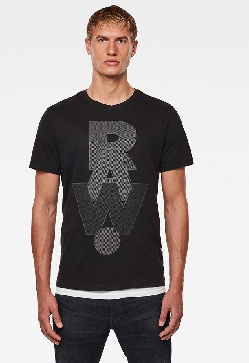G-STAR - Raw graphic r short sleeve tee - black