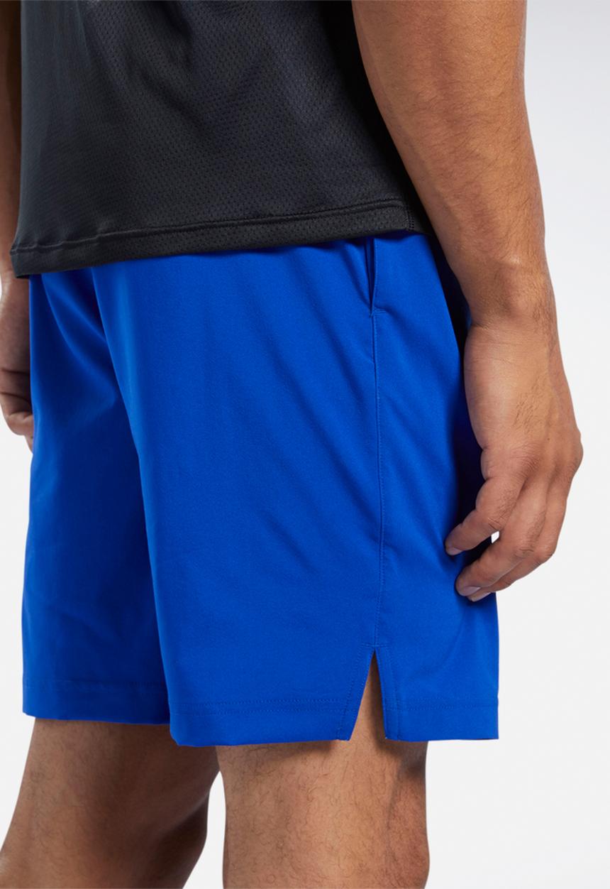 Reebok - Wor comm woven shorts - blue