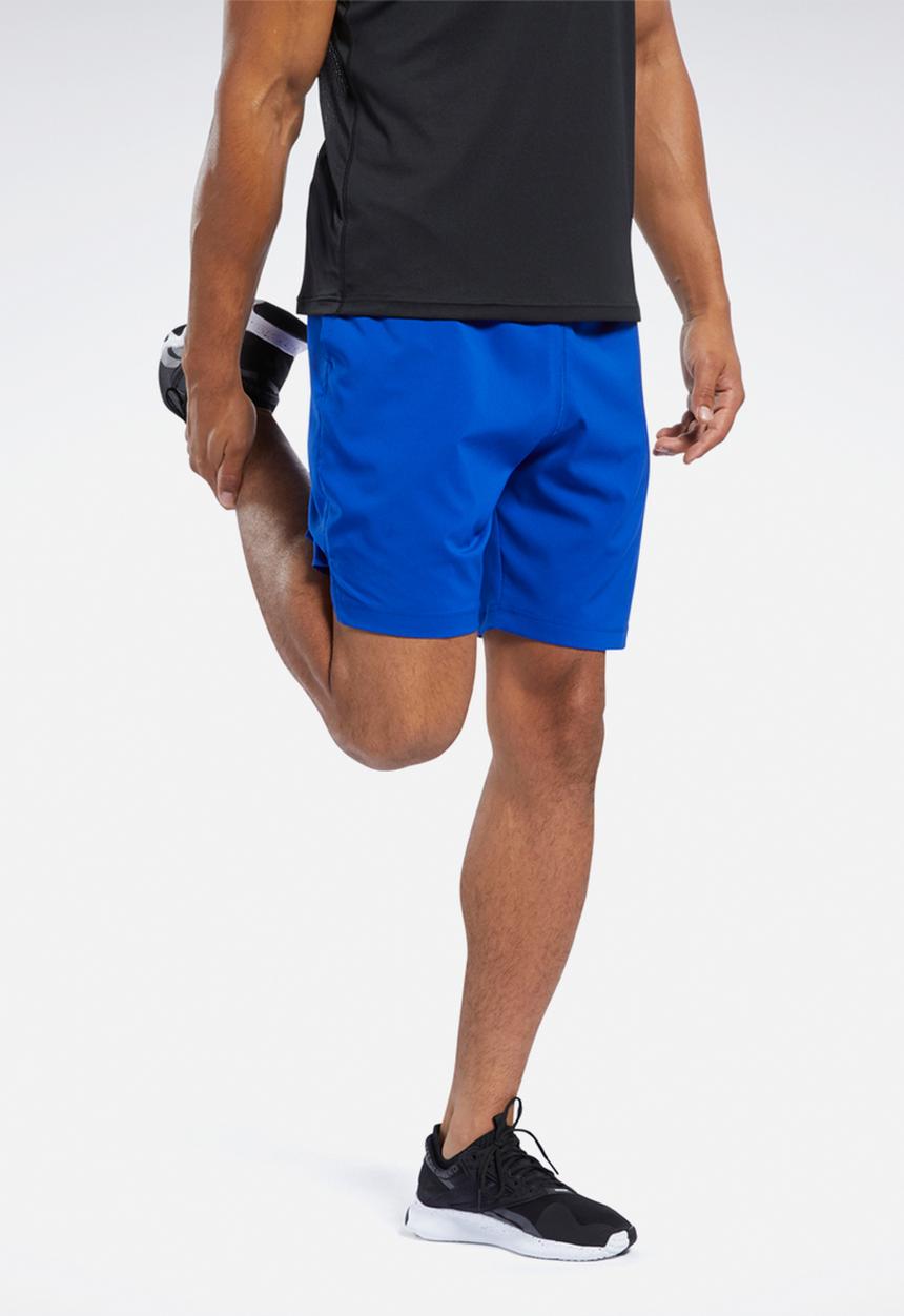 Reebok - Wor comm woven shorts - blue