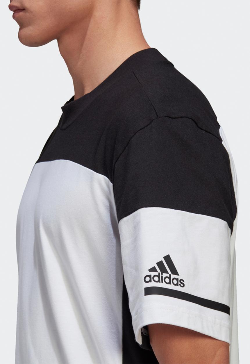 adidas Performance - Zne short sleeve tee - white & black