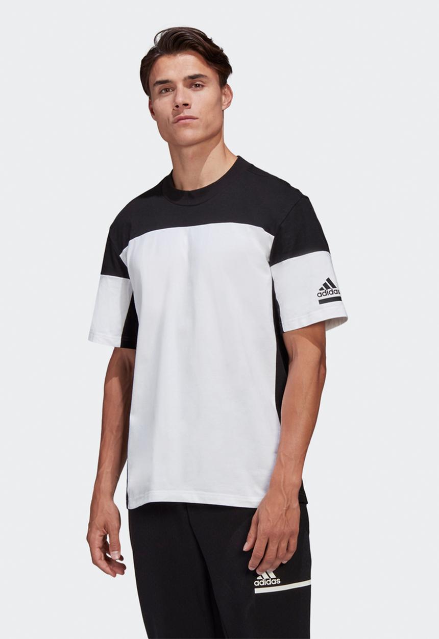 adidas Performance - Zne short sleeve tee - white & black