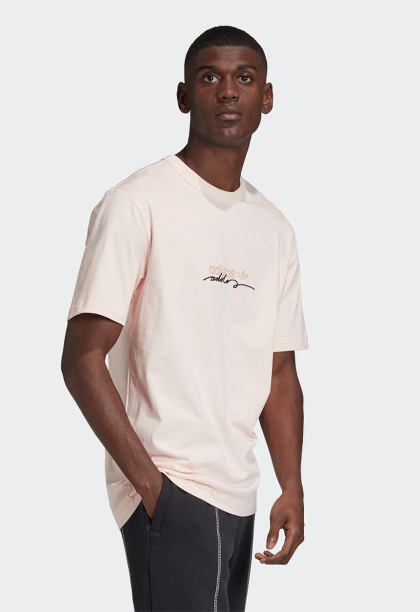 adidas Originals - D short sleeve tee - light pink