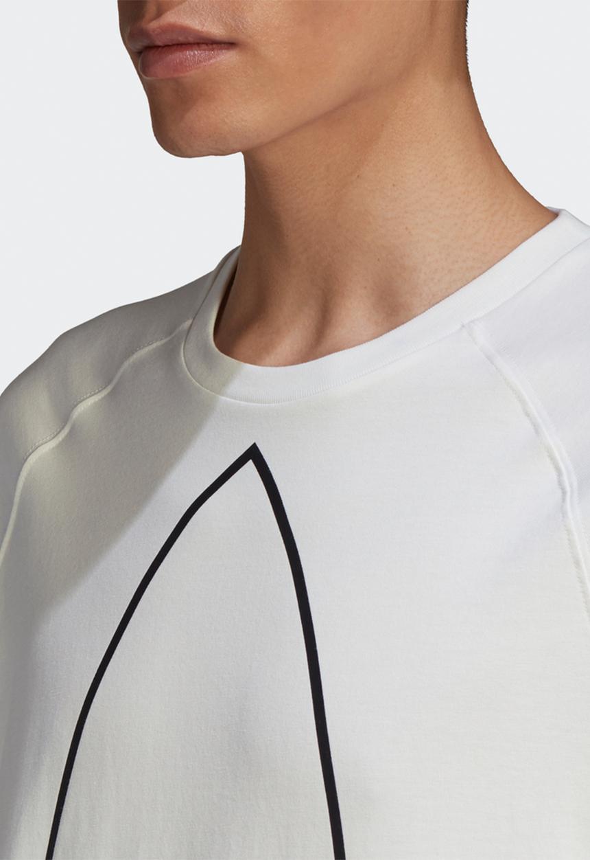 adidas Originals - Big trefoil out short sleeve tee - white & black