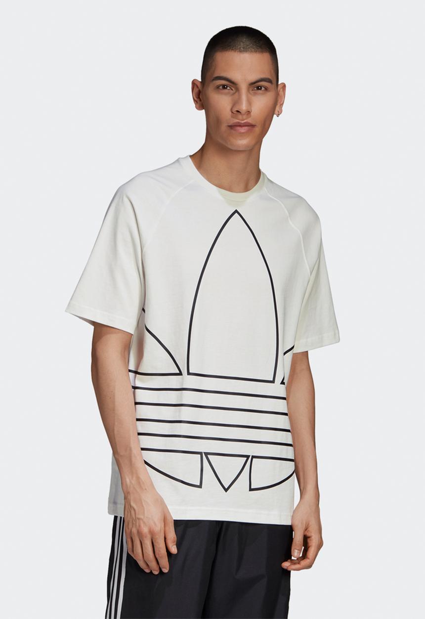 adidas Originals - Big trefoil out short sleeve tee - white & black
