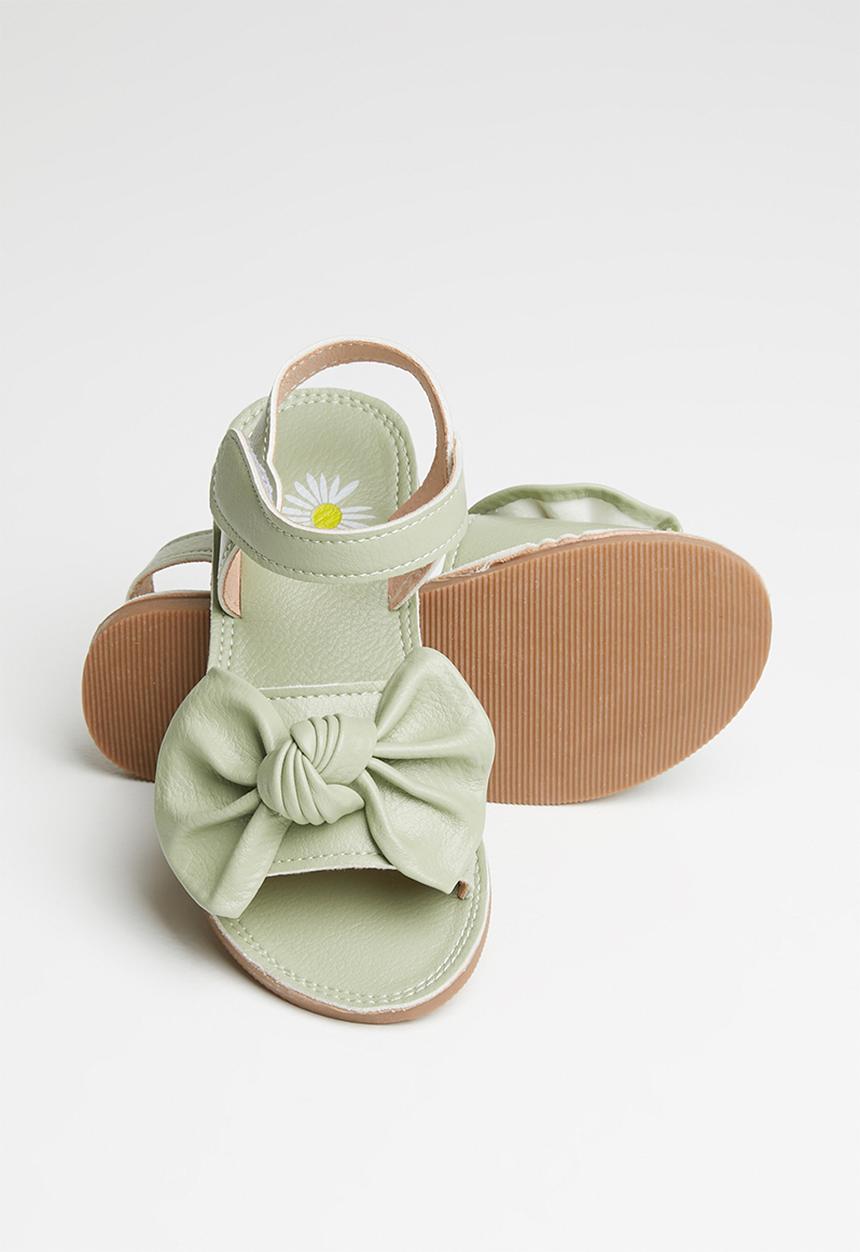 Pop Candy - Girls bow sandal - green