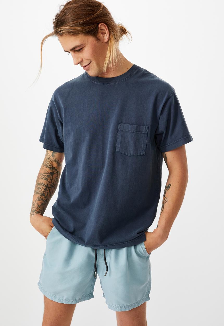 Cotton On - Kahuna short - vintage beach blue