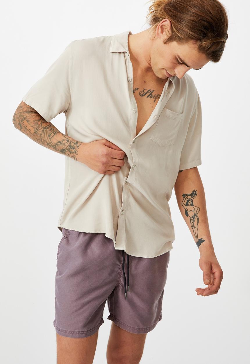 Cotton On - Kahuna short - vintage grape