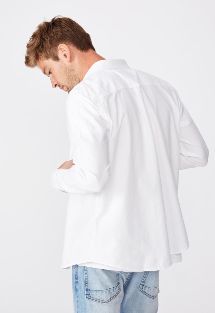 Cotton On - Brunswick shirt 3 - white oxford