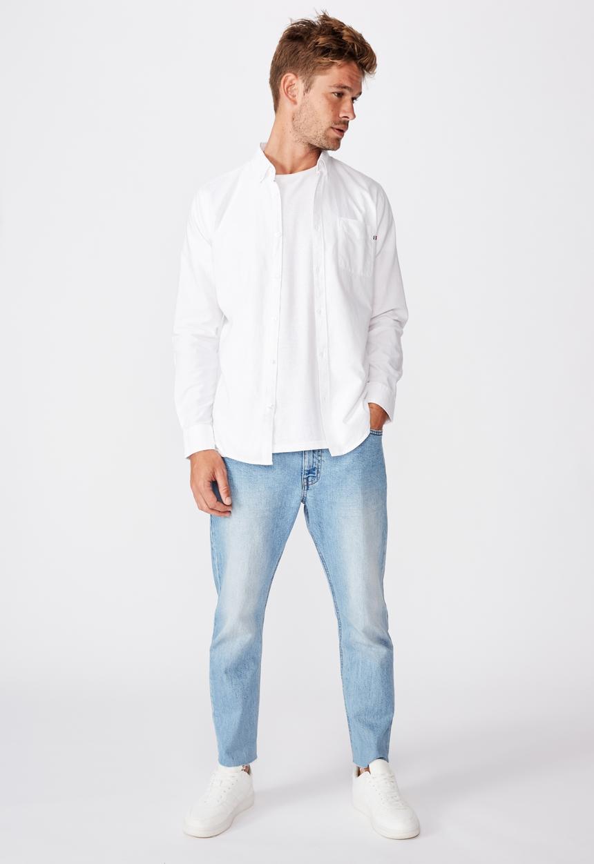 Cotton On - Brunswick shirt 3 - white oxford