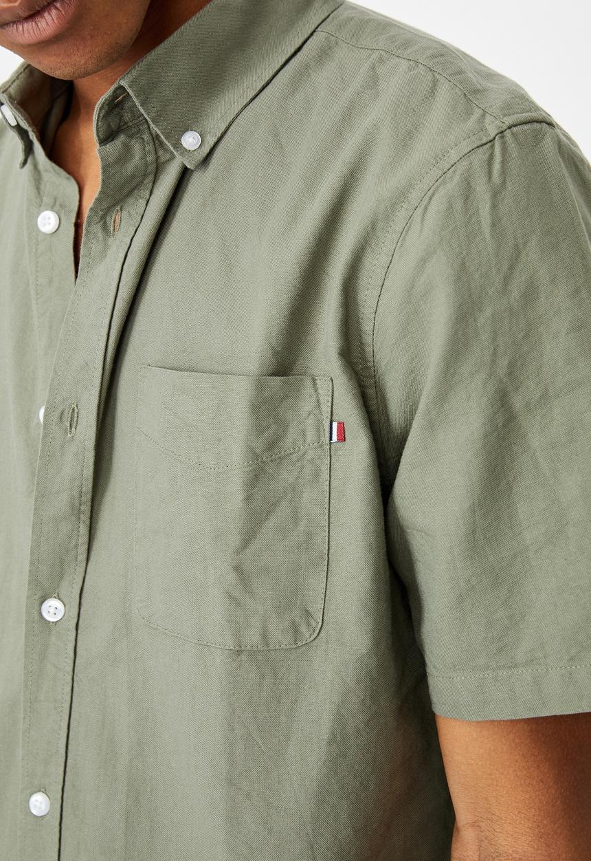 Cotton On - Vintage prep short sleeve shirt - sage