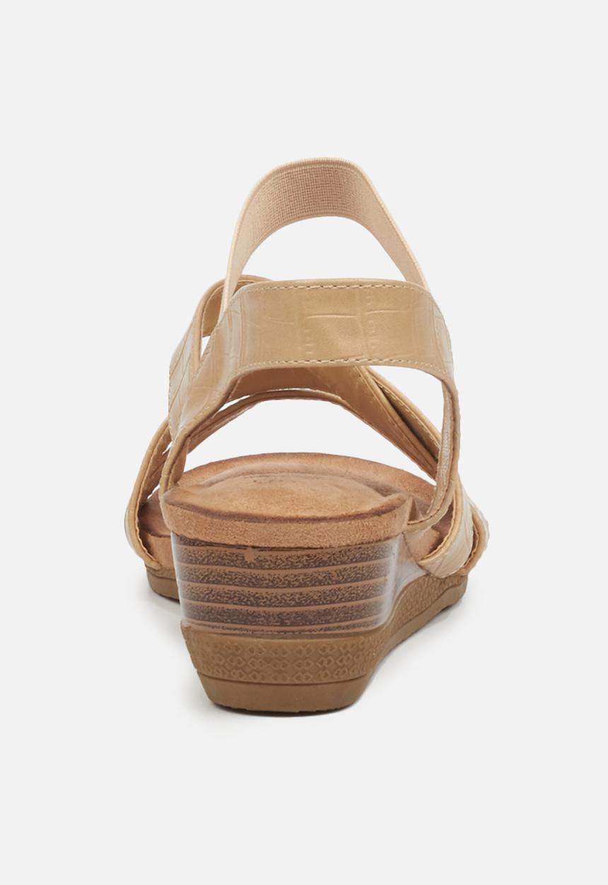 Butterfly Feet - Cameroon wedge - beige