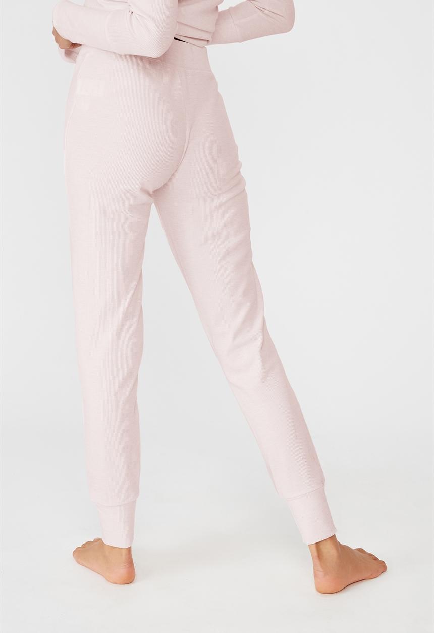 Cotton On - Waffle long john - crystal pink marle