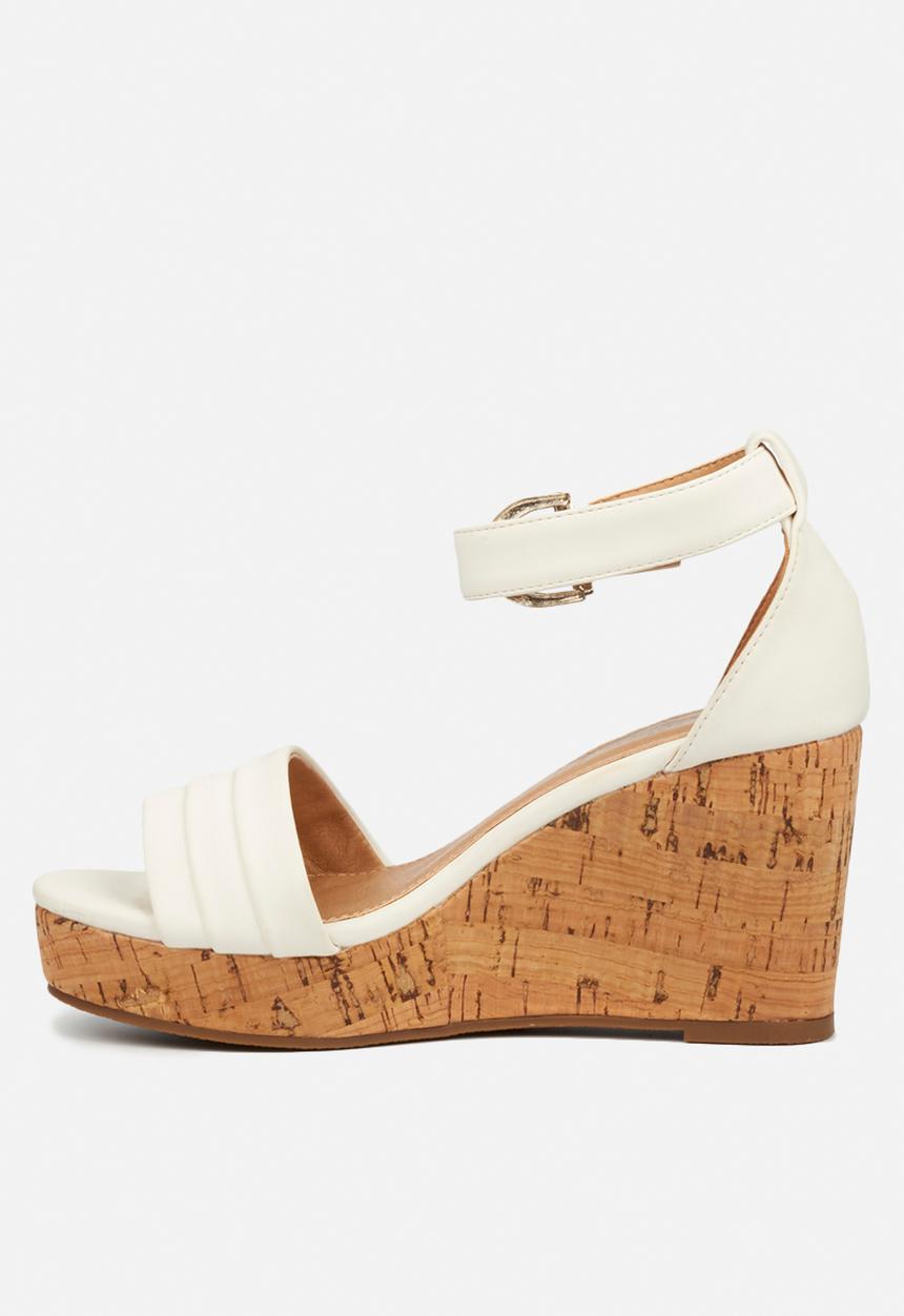 Miss Black - Irra wedge - white
