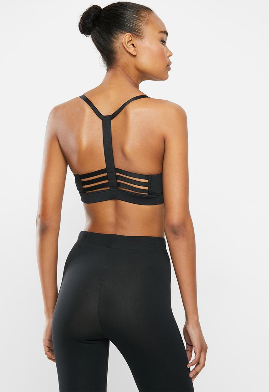 PUMA - Low impact strappy bra - black