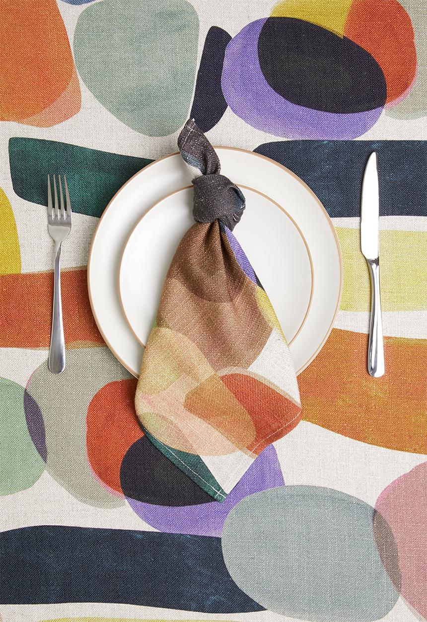 Hertex Haus - Mankind napkin set of 4 - soil