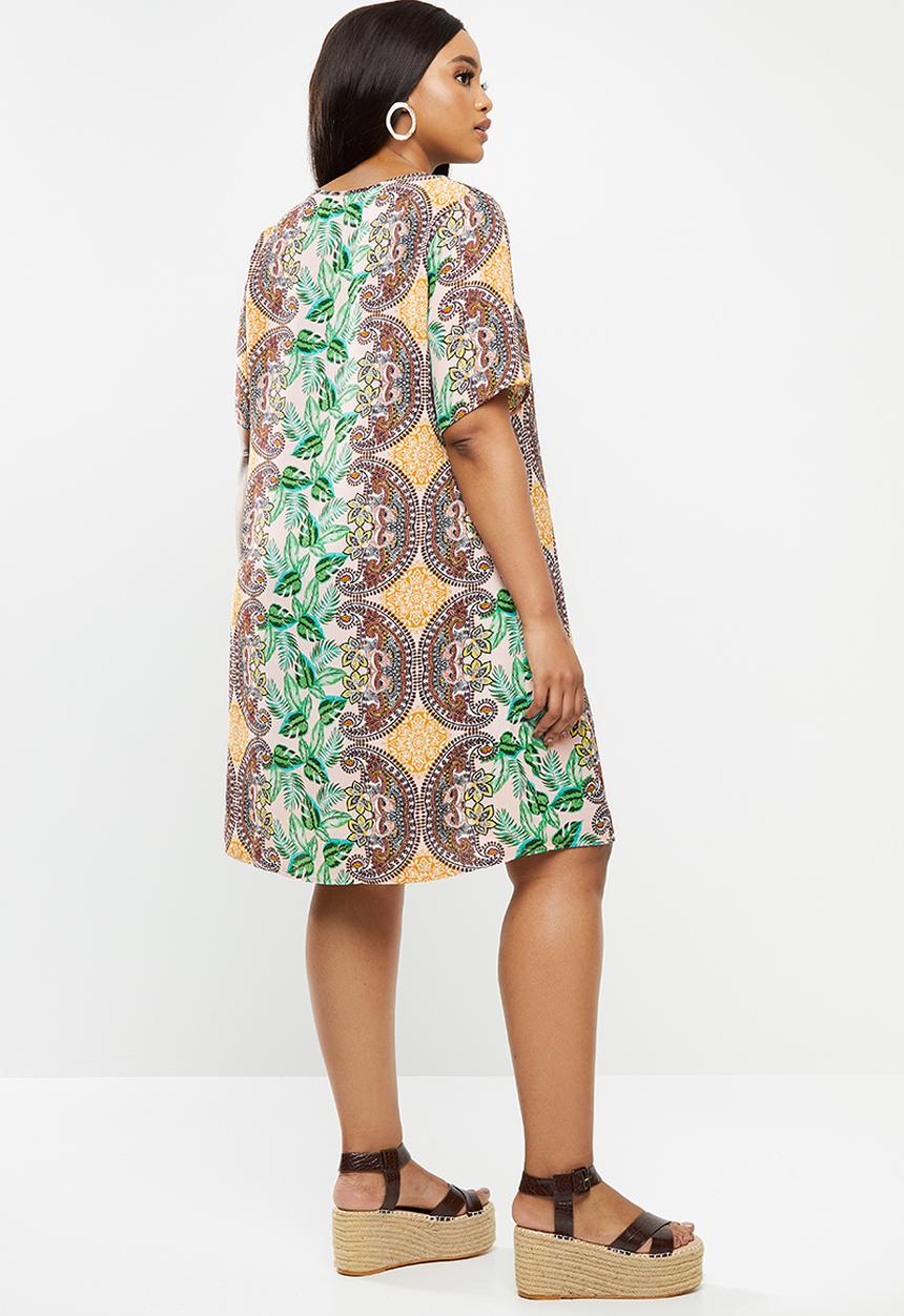 Glamorous - Plus paisley shift - multi 