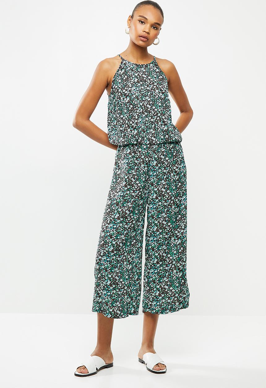 Jacqueline de Yong - Nikky base sleeveless crop jumpsuit - navy