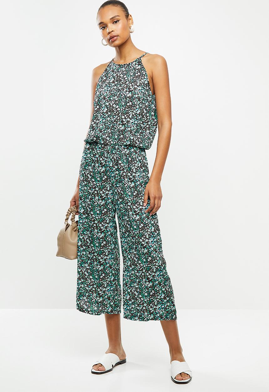 Jacqueline de Yong - Nikky base sleeveless crop jumpsuit - navy