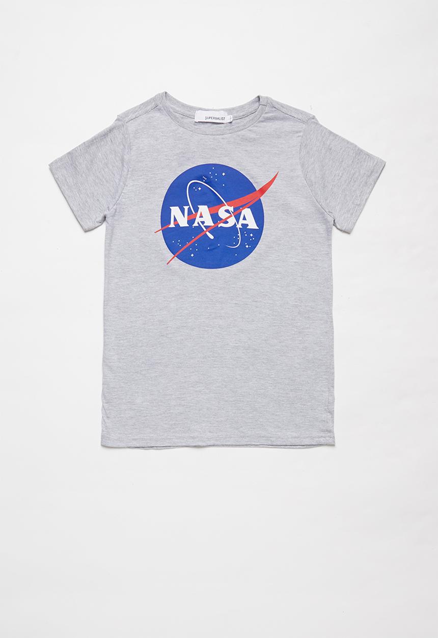 Superbalist - NASA logo tee - grey