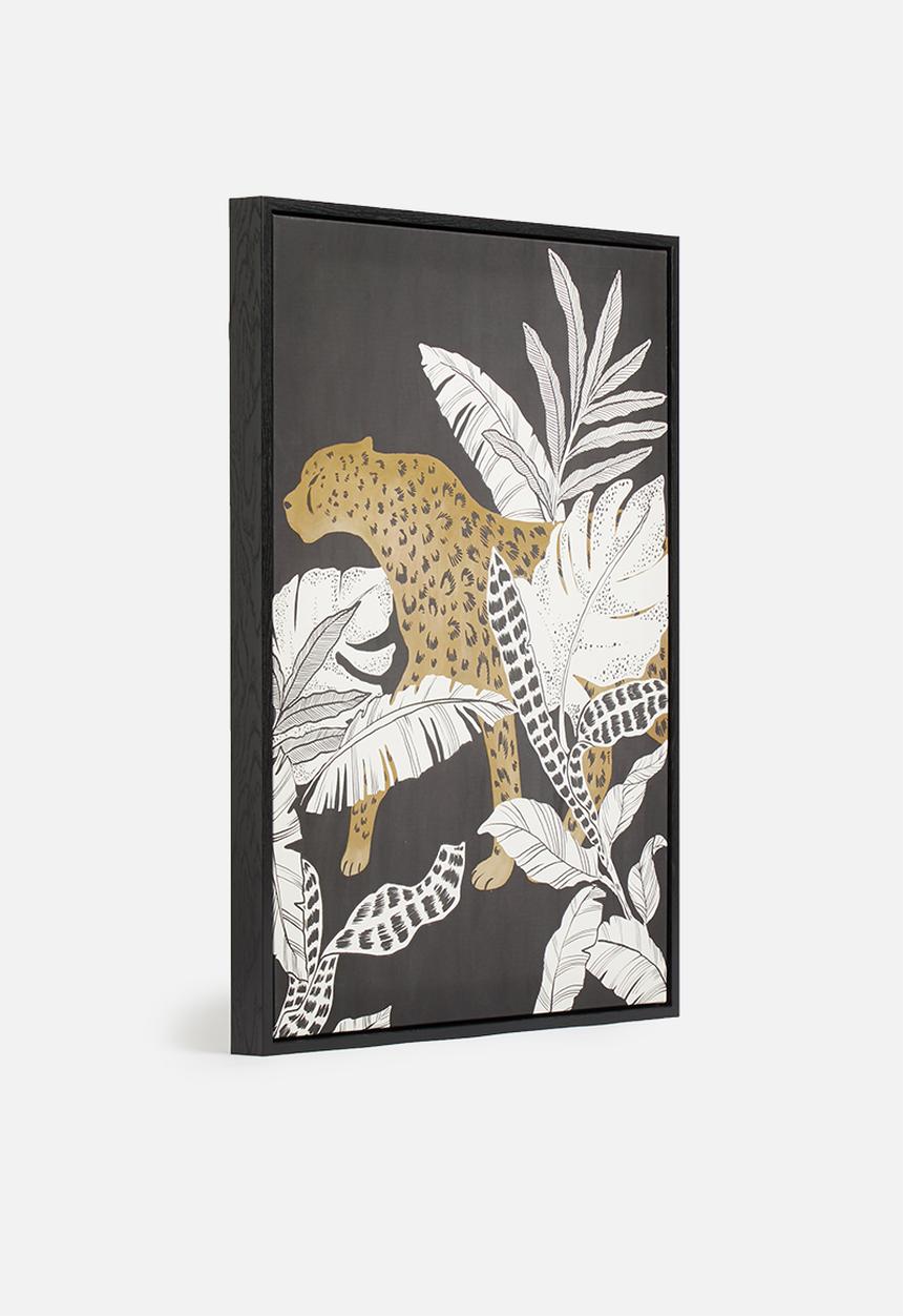 Hertex Haus - Night garden framed artwork - 45x65